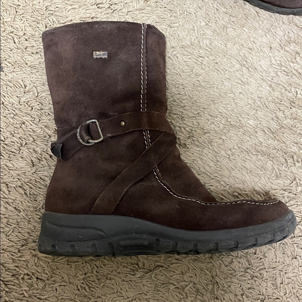 Rieker | Tex | Brown | Wrap Strap/Buckle | Mid Calf | Winter | Boots | Size 37 - Picture 7 of 16